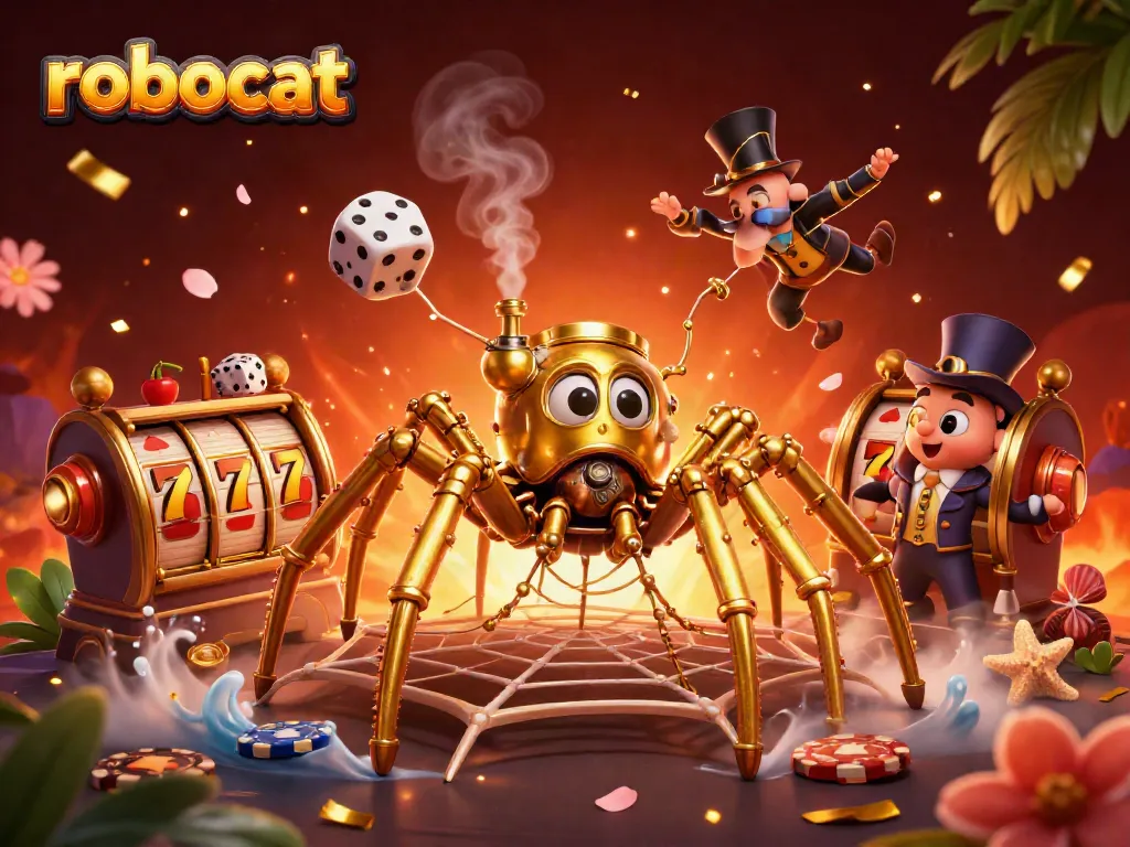Engage in thrilling gameplay at robocat casino with vibrant slots and dynamic casino elements.